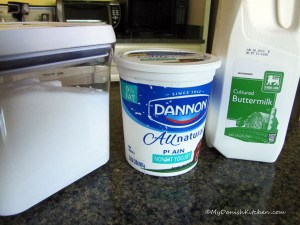 Koldskål ingredients