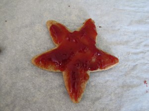 Sparkling Linzer Stars