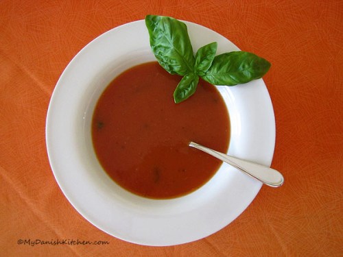 Roasted Tomato Basil Soup