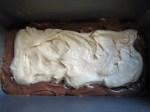 Chocolate and white&nbsp;dough