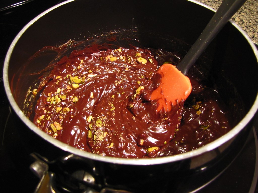 Chocolate Pistachio Fudge