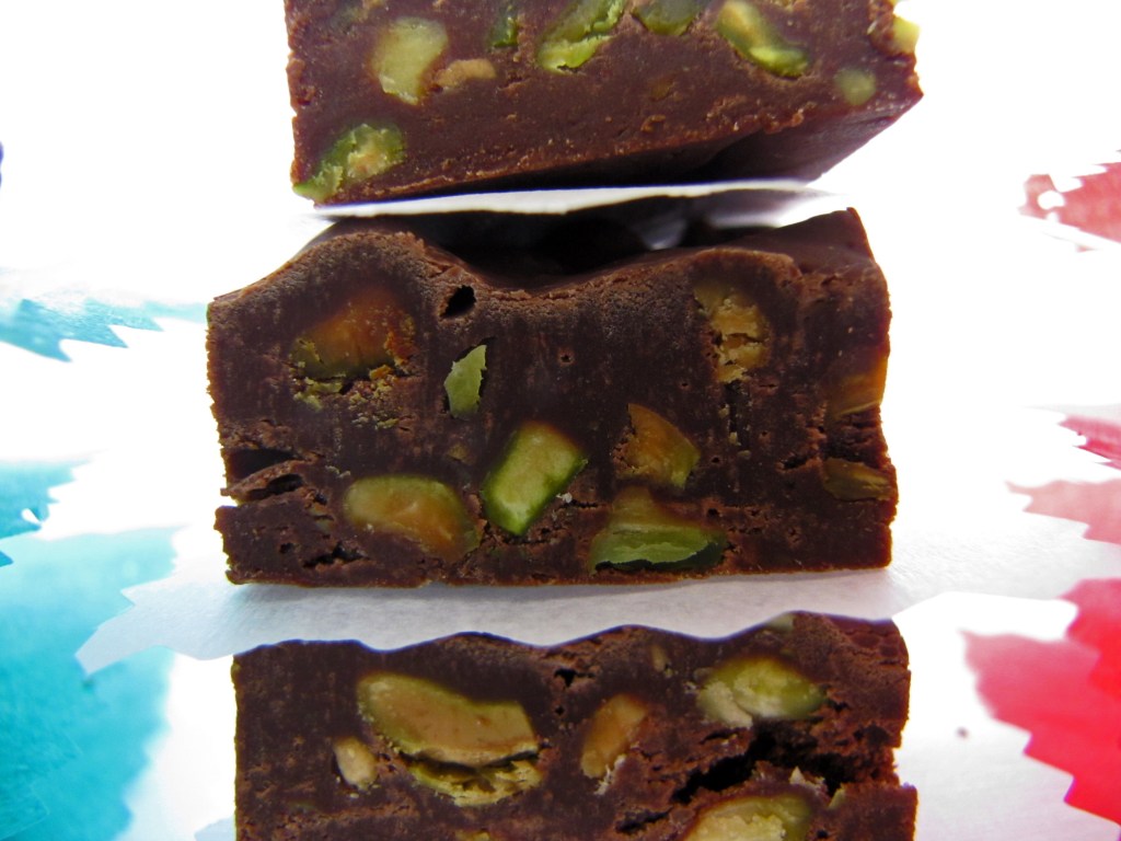 Chocolate Pistachio Fudge
