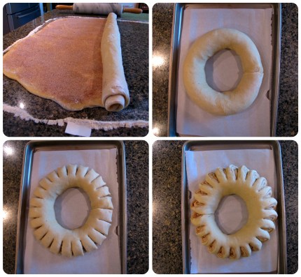 Swedish Tea Ring collage