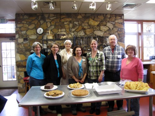 Our class left to right: Paula, Roberta, Lucrecia, Lynn Ann, Gitte, Mark and Paula