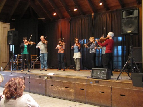 The Fiddle class provided entertainment at the Closing Ceremony.