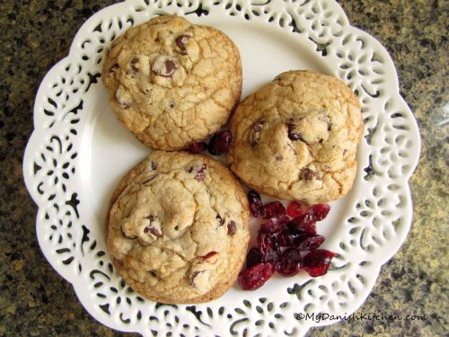 Cranberry-Walnut Chocolate Chip Cookies