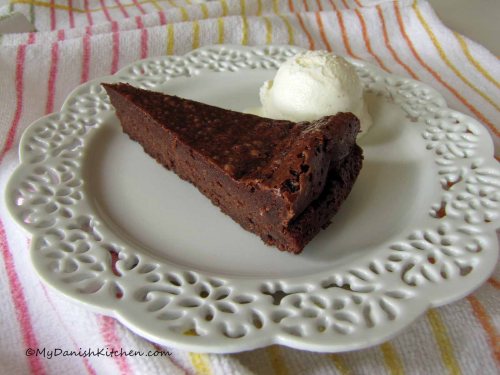 Almost Flourless Chocolate Cake